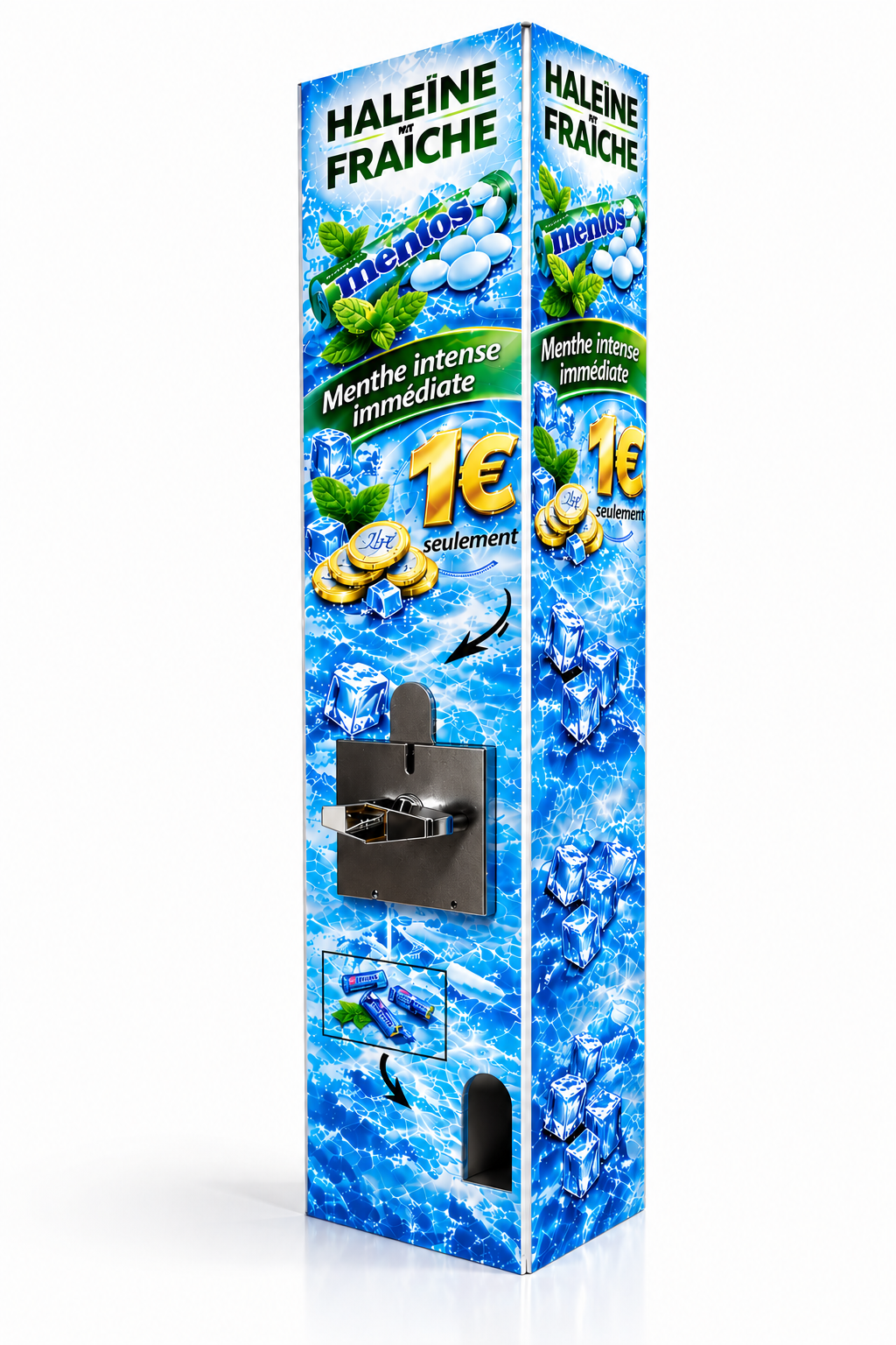 Distributeur automatique de Mentos mint [FLOCAGE INCLUS]