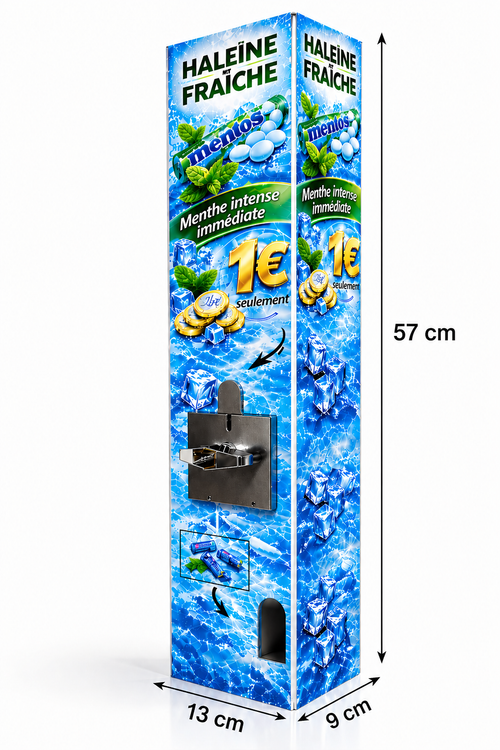 Distributeur automatique de Mentos mint [FLOCAGE INCLUS]